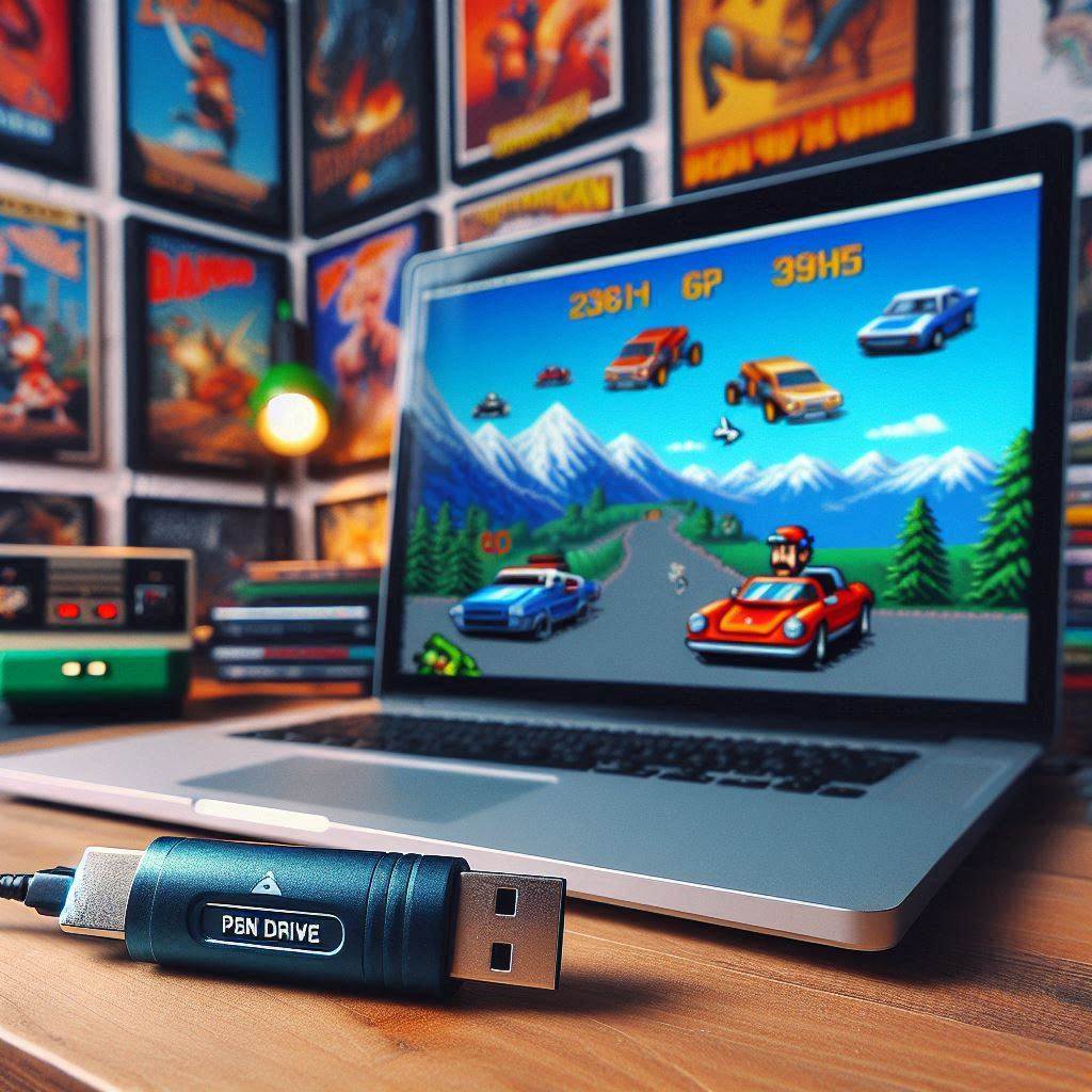 Pendrive para Ejecutar Juegos Retro